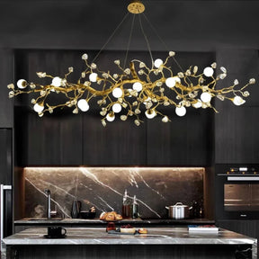 Orgi Statement Linear Branch Chandelier - Gold47.24"(120cm)Warm white 3000KMerlinlamps