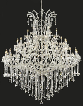 Oversized European Chrome Classic Candle Branch Crystal Chandelier for 2-Story/Duplex Buildings , branch,luxury,shining,wonderful, tiered, transparent, home decor