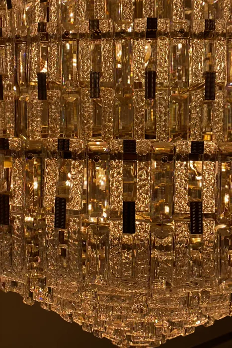 Oversized Multi-layers Honeycomb Luxury Ceiling Crystal Chandelier For Big Hallway/Foyer/Entryway