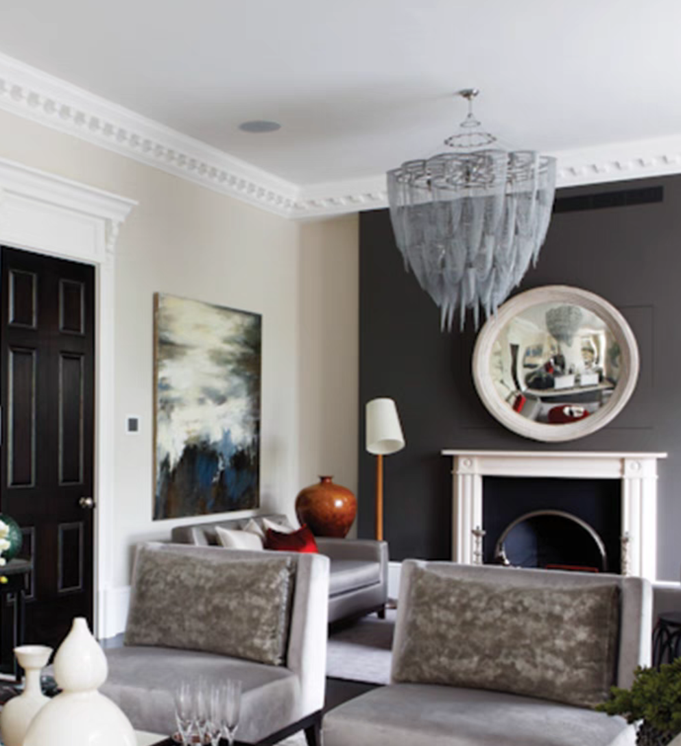 Oversized Post-Modern Aluminium Chain Tassel Pendant Chandelier for Large Living Room/Staircase/Villa