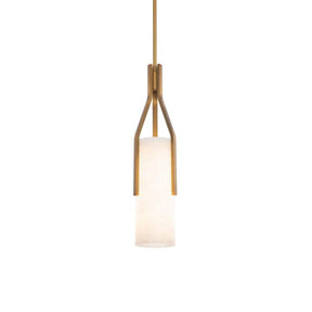 Paisley Alabaster 22in LED Pendant Lamp for Kitchen Island