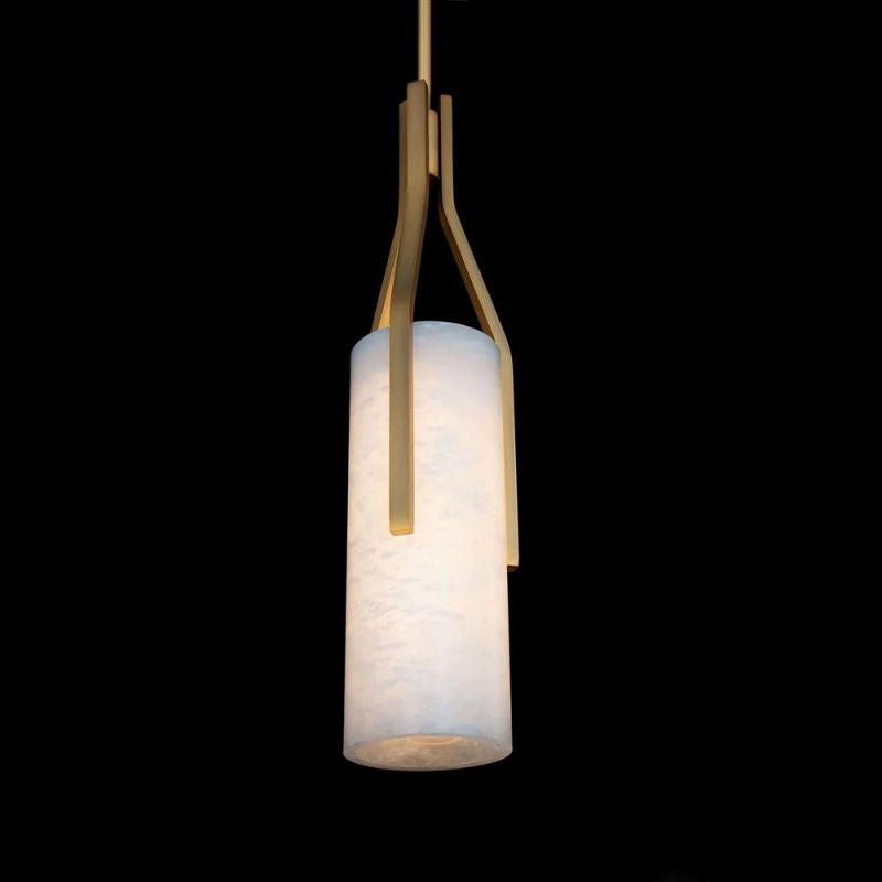 Paisley Alabaster 22in LED Pendant Lamp for Kitchen Island