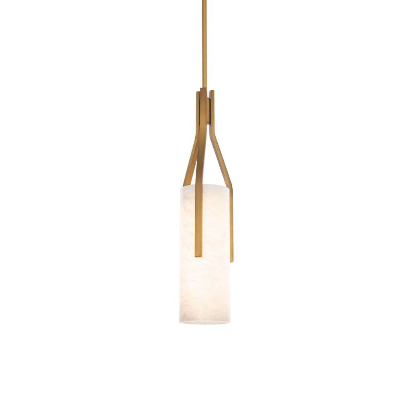 Paisley Alabaster 22in LED Pendant Lamp for Kitchen Island