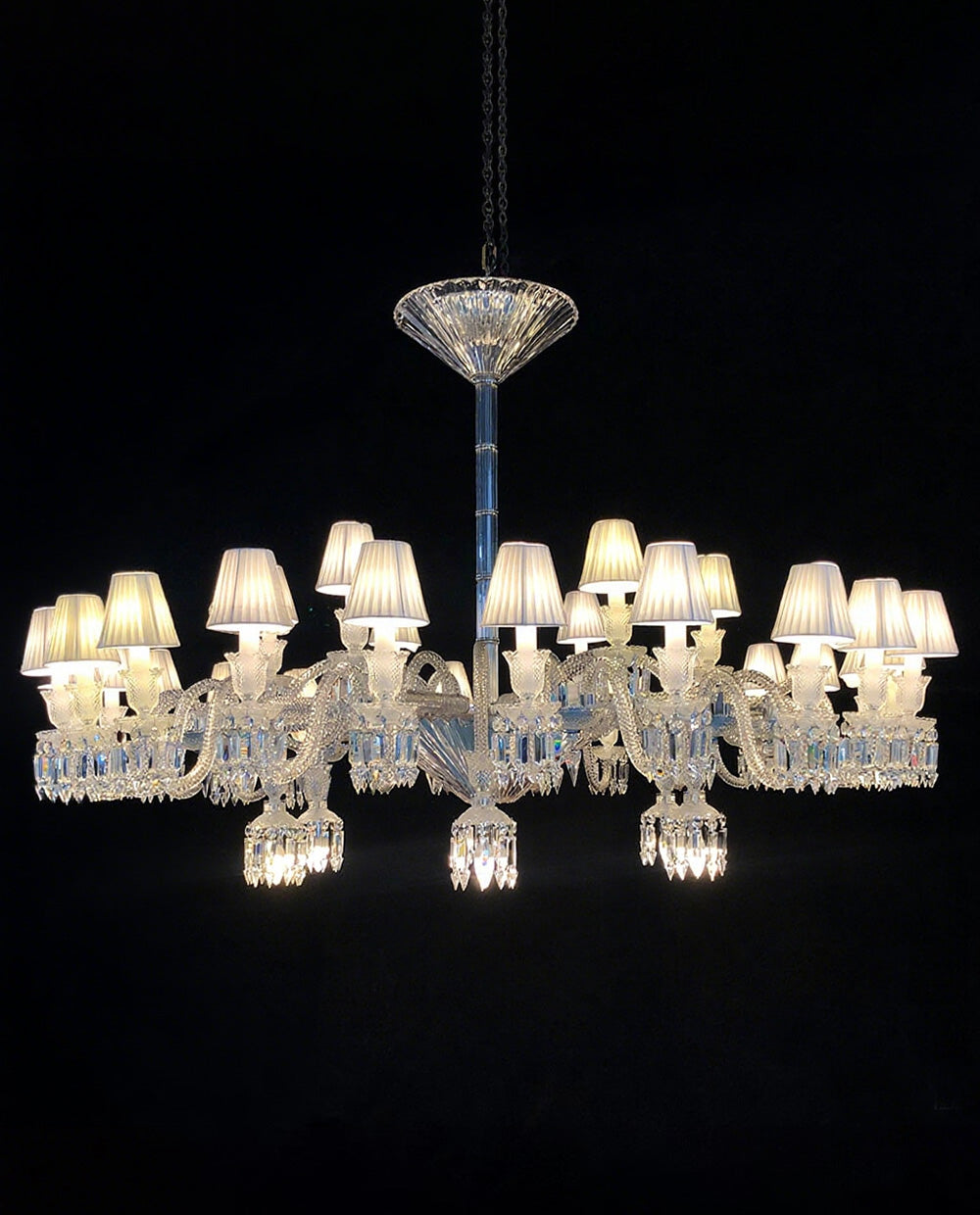 Paris Bacara Chandelier High Quality Crystal Chandelier with 36 Lampshades