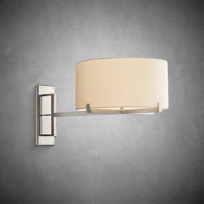 Paul Drum Shade Swing-Arm Sconce
