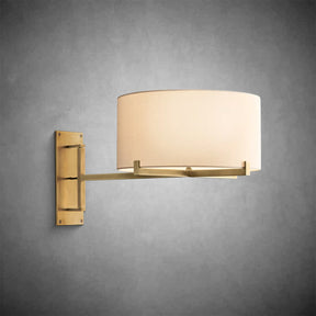 Paul Drum Shade Swing-Arm Sconce