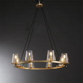 Paul Series Round Glass Chandelier