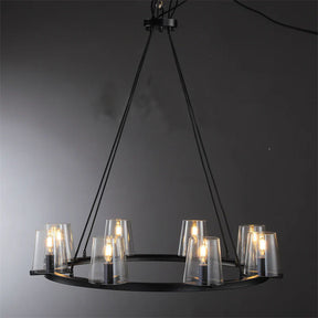Paul Series Round Glass Chandelier
