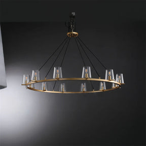 Paul Series Round Glass Chandelier