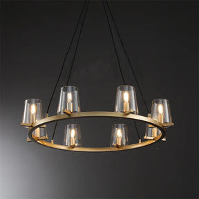 Paul Series Round Glass Chandelier