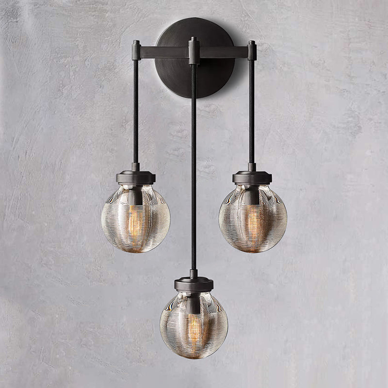 Pearl Shape 3-Head Wall Sconce