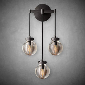 Pearl Shape 3-Head Wall Sconce