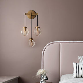 Pearl Shape 3-Head Wall Sconce