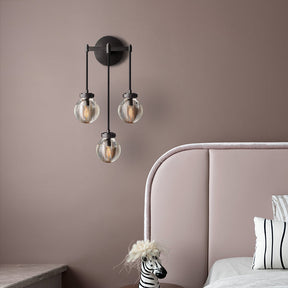 Pearl Shape 3-Head Wall Sconce