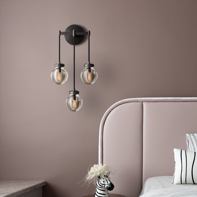 Pearl Shape 3-Head Wall Sconce