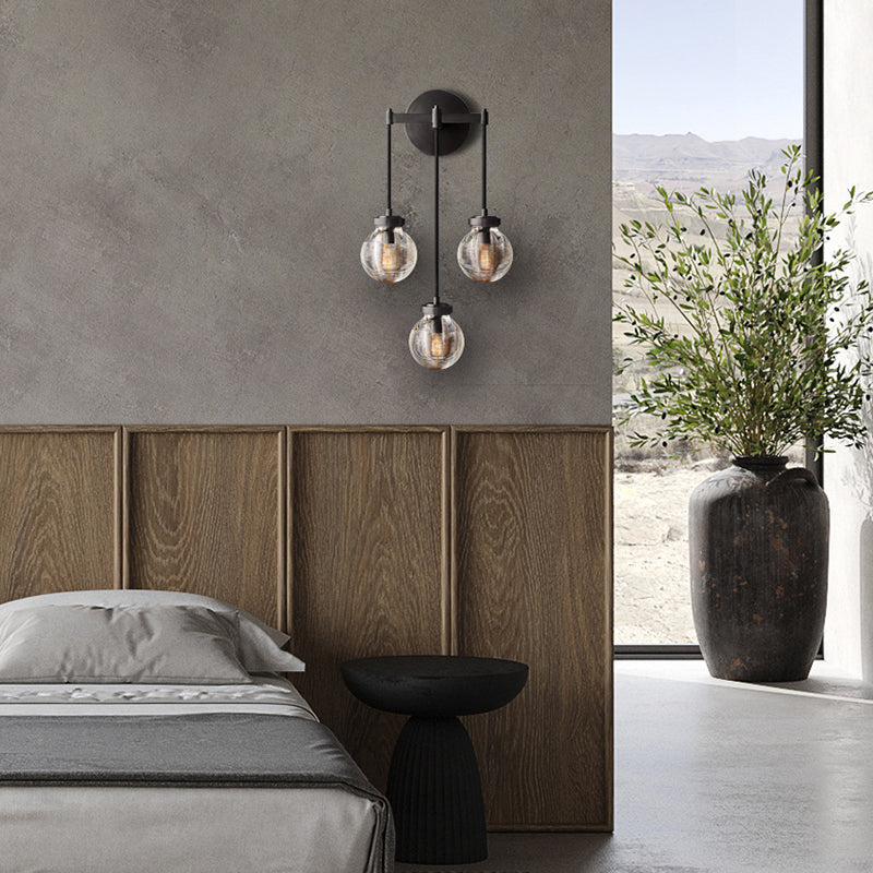 Pearl Shape 3-Head Wall Sconce