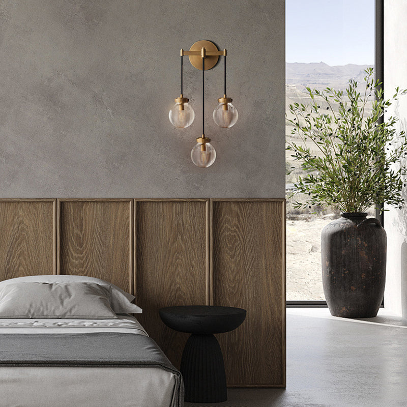 Pearl Shape 3-Head Wall Sconce