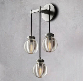 Pearl Shape 3-Head Wall Sconce