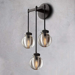 Pearl Shape 3-Head Wall Sconce