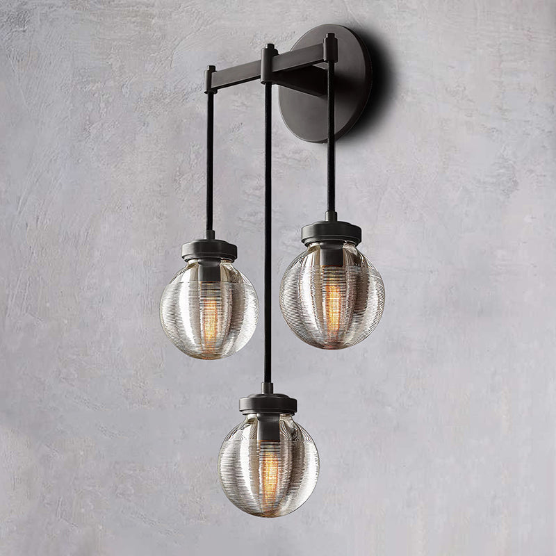 Pearl Shape 3-Head Wall Sconce