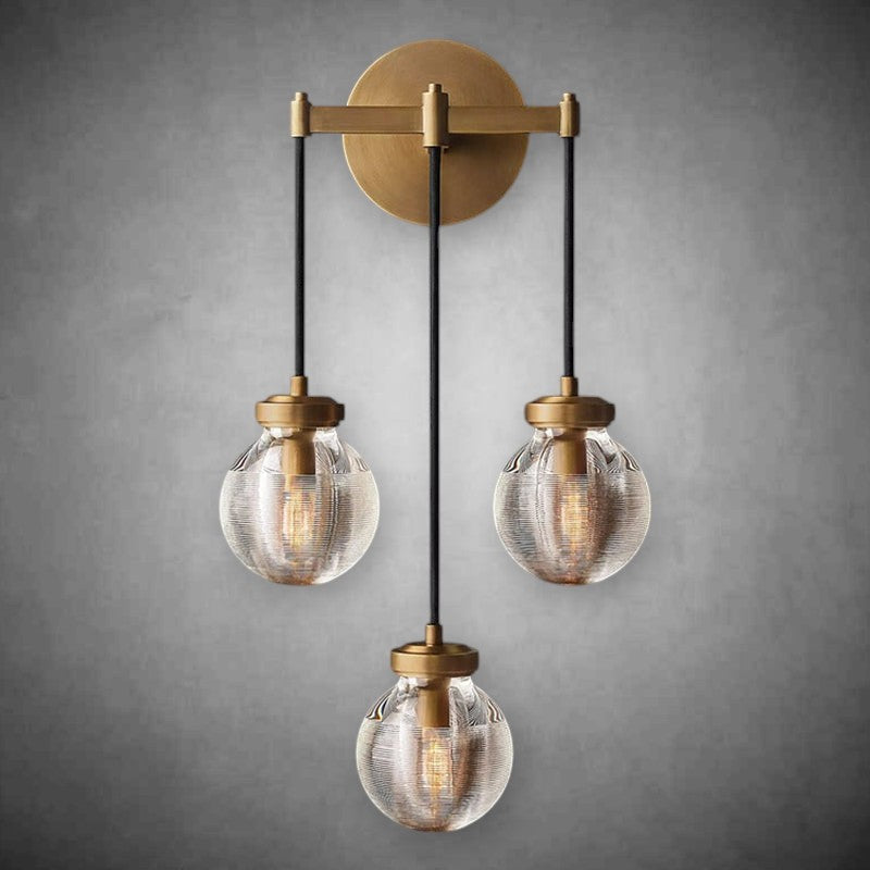 Pearl Shape 3-Head Wall Sconce