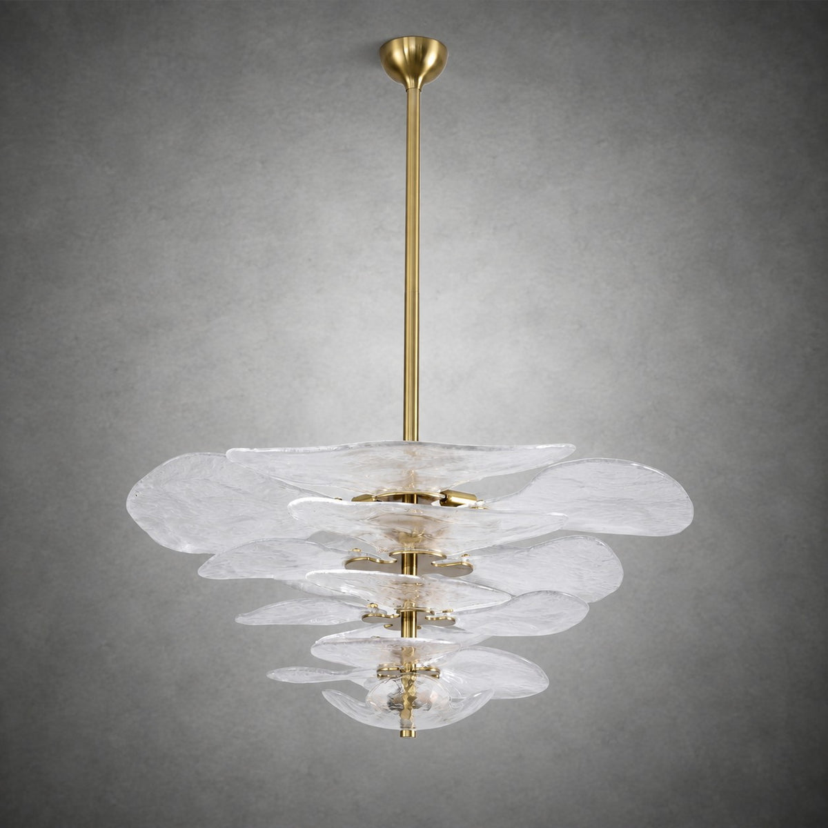 Petal Layered Murano Glass Chandelier