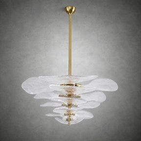 Petal Layered Murano Glass Chandelier