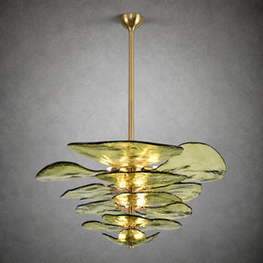 Petal Layered Murano Glass Chandelier
