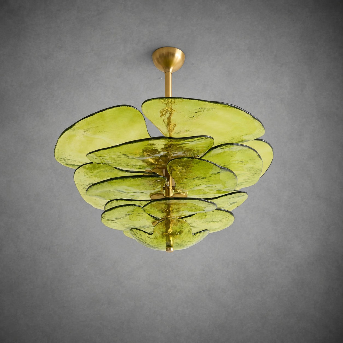 Petal Layered Murano Glass Chandelier