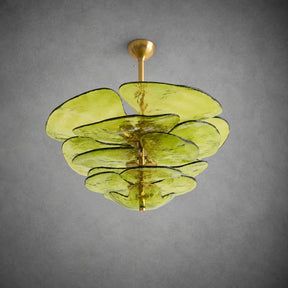 Petal Layered Murano Glass Chandelier