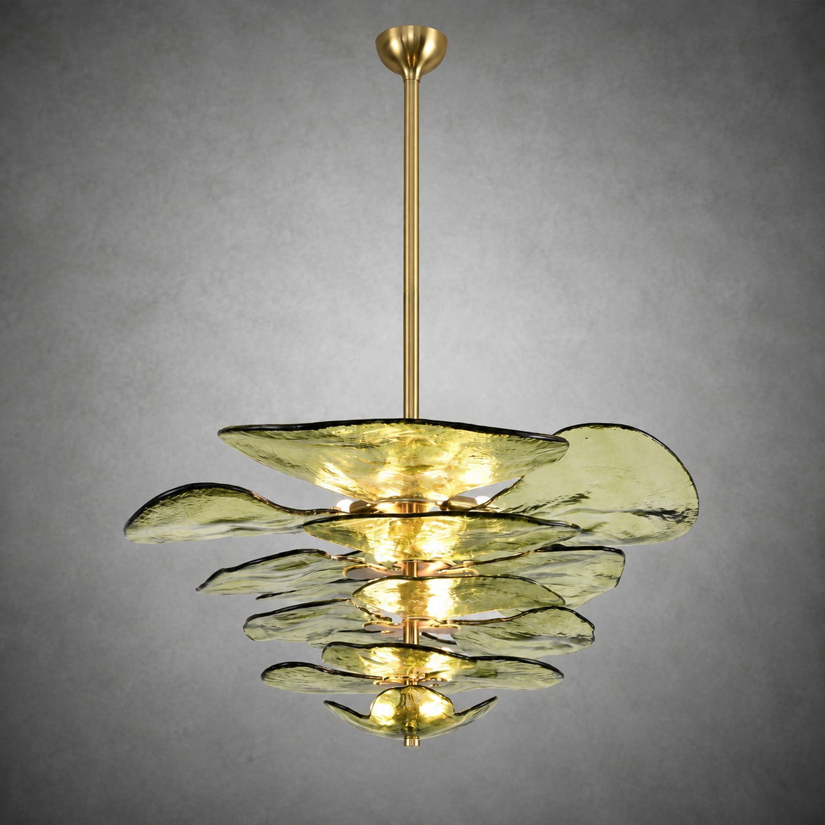 Petal Layered Murano Glass Chandelier