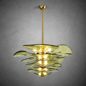 Petal Layered Murano Glass Chandelier