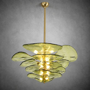 Petal Layered Murano Glass Chandelier
