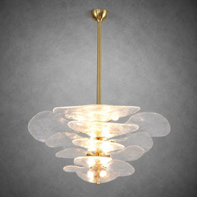Petal Layered Murano Glass Chandelier