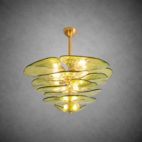 Petal Layered Murano Glass Chandelier