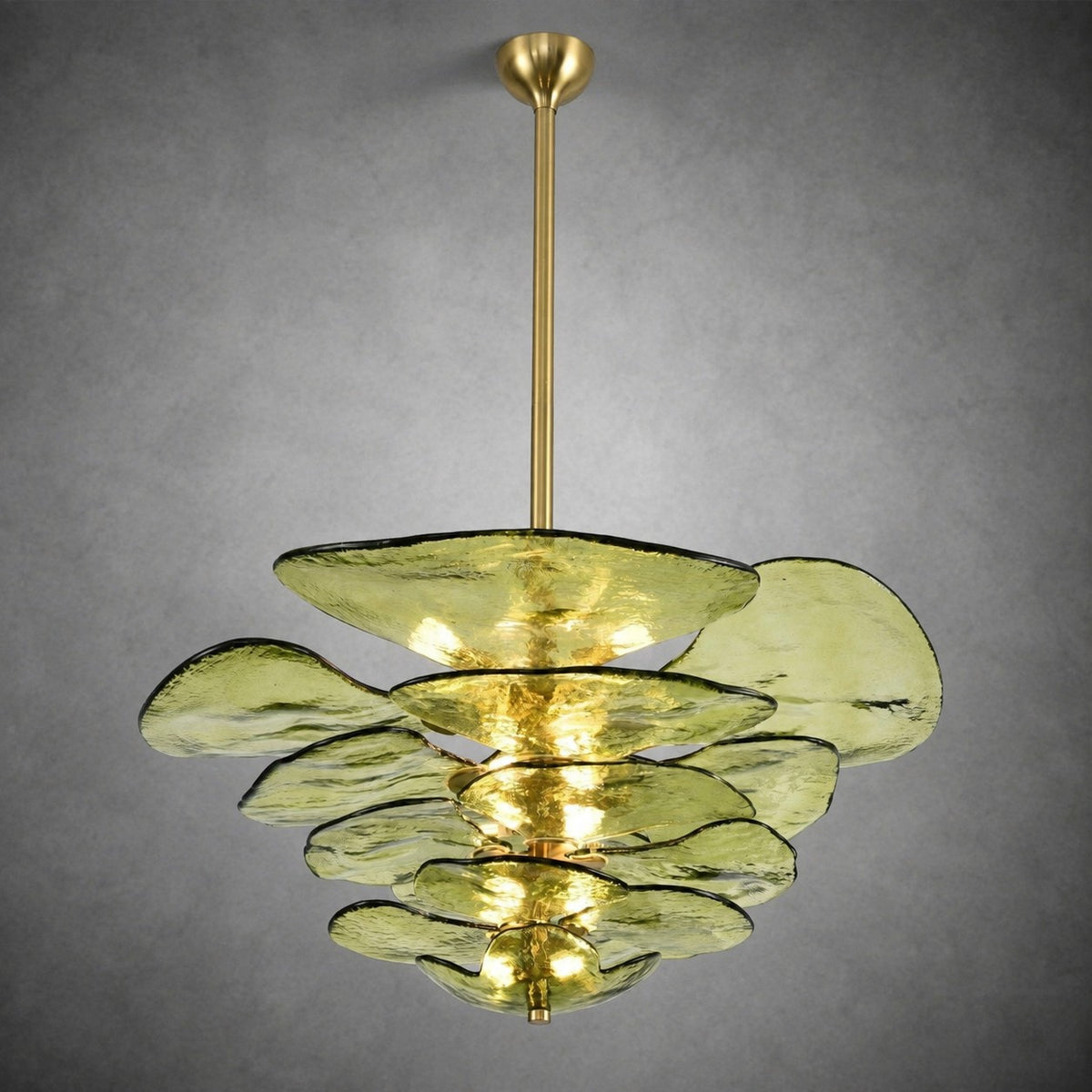 Petal Layered Murano Glass Chandelier