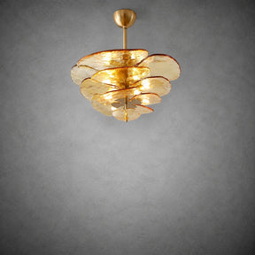 Petal Layered Murano Glass Chandelier