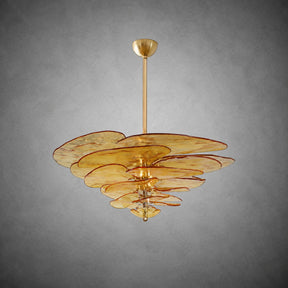 Petal Layered Murano Glass Chandelier