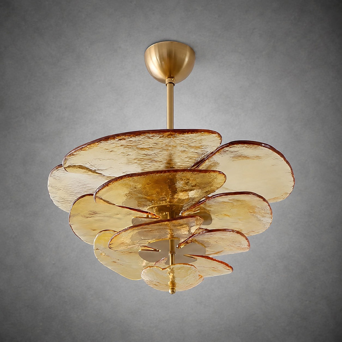 Petal Layered Murano Glass Chandelier