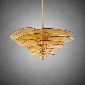 Petal Layered Murano Glass Chandelier