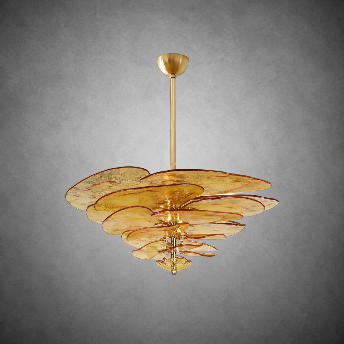 Petal Layered Murano Glass Chandelier