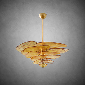 Petal Layered Murano Glass Chandelier