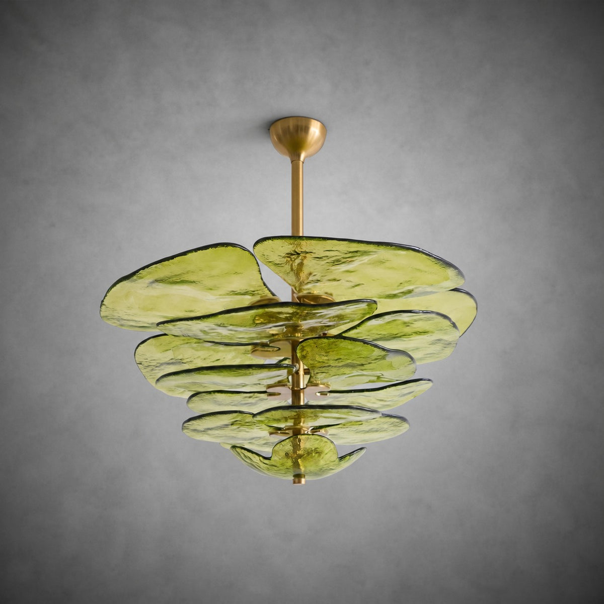 Petal Layered Murano Glass Chandelier