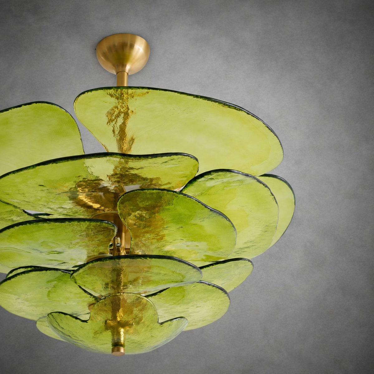 Petal Layered Murano Glass Chandelier