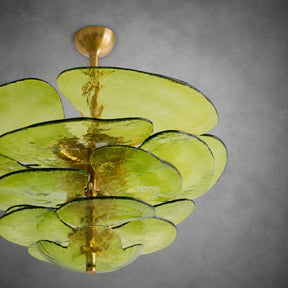 Petal Layered Murano Glass Chandelier