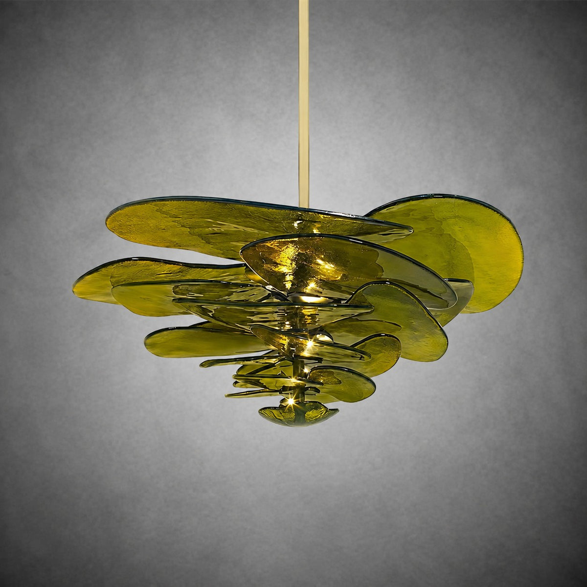 Petal Layered Murano Glass Chandelier