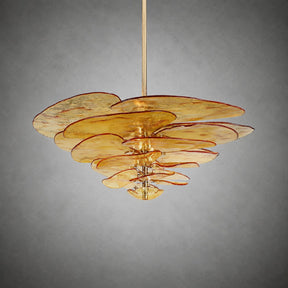 Petal Layered Murano Glass Chandelier