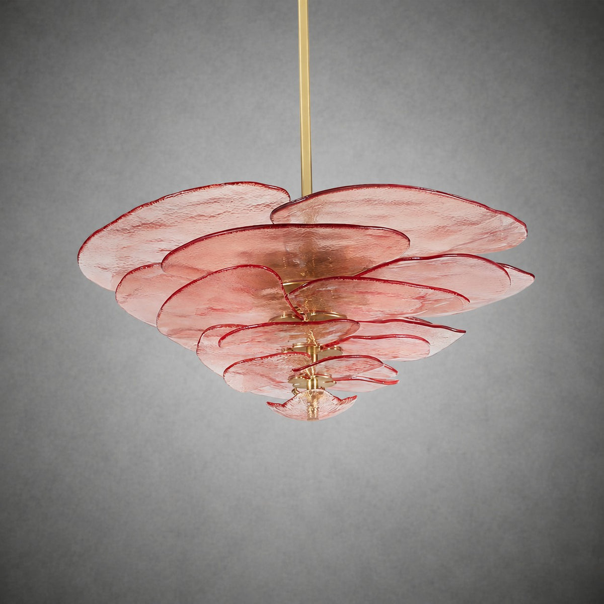 Petal Layered Murano Glass Chandelier
