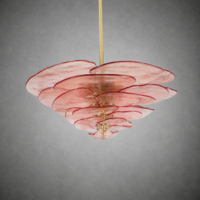 Petal Layered Murano Glass Chandelier