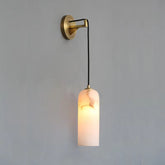 Petra Modern Alabaster Wall Sconce